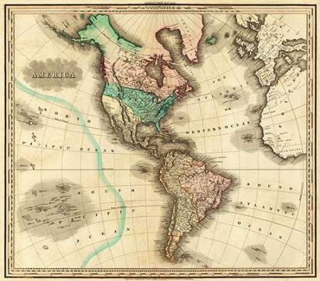 America, 1823 Poster Print by Henry Tanner - Item # VARPDX295332