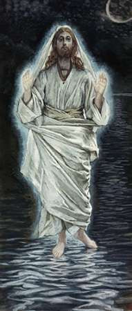 Jesus Walking on the Sea Poster Print by James Tissot - Item # VARPDX282917