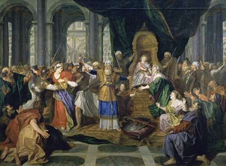 Athaliah Chased From The Temple Poster Print by Charles Antoine Coypel - Item # VARPDX277139