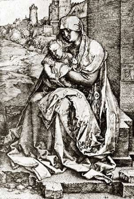 The Virgin Mary With The Infant At The City Wall Poster Print by Albrecht Durer - Item # VARPDX372904
