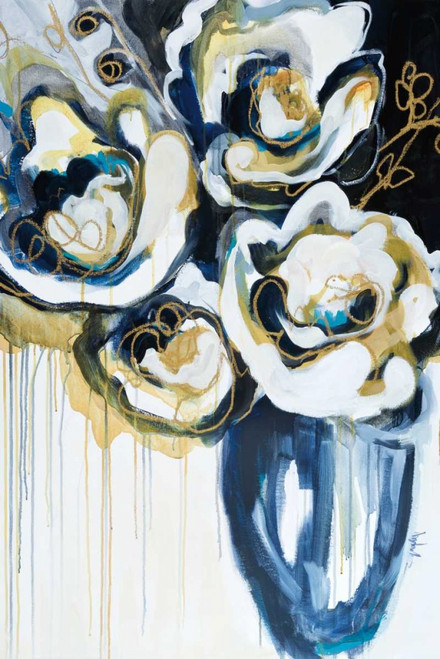 Blooms in Sea Foam Poster Print by Angela Maritz - Item # VARPDXPOD60256