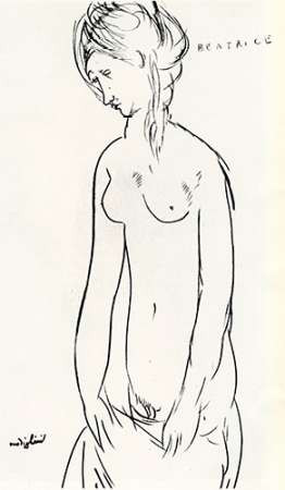 Beatrice Hastings Nude Poster Print by Amedeo Modigliani - Item # VARPDX373604