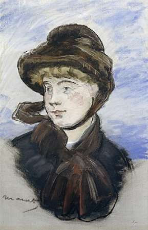 Young Girl in a Brown Hat Poster Print by Edouard Manet - Item # VARPDX265146