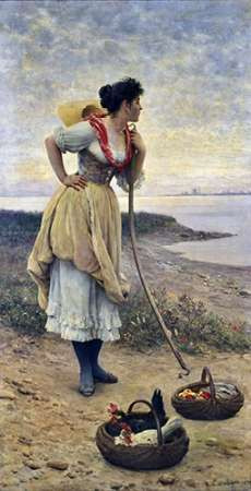 Daydreaming Poster Print by Eugene De Blaas - Item # VARPDX277283