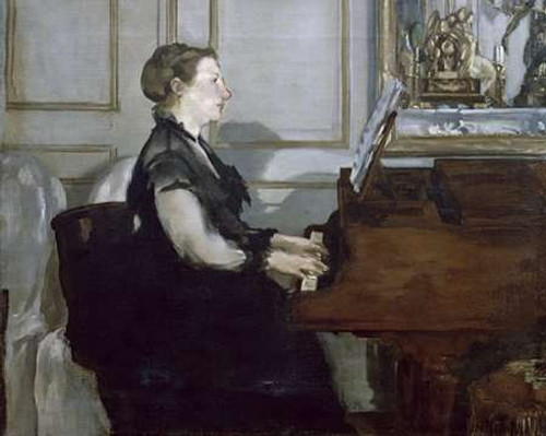 Madame Manet au Piano Poster Print by Edouard Manet - Item # VARPDX282386