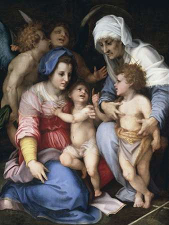 Holy Family With Angels Poster Print by Andrea Del Sarto - Item # VARPDX277354