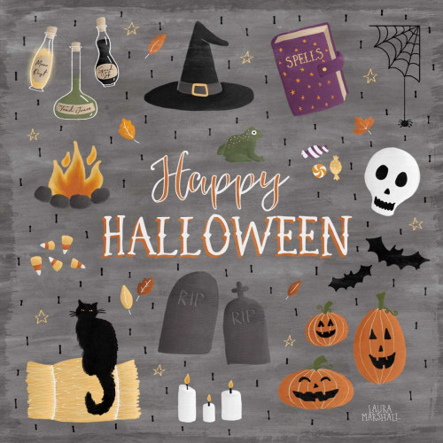 Haunted Halloween II Poster Print by Laura Marshall - Item # VARPDX32553