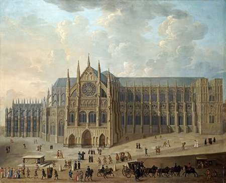 View of Westminster Abbey Poster Print by English School - Item # VARPDX264871