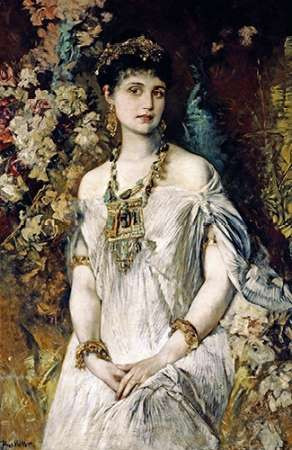 Woman In In Egyptian Costume Poster Print by Hans Makart - Item # VARPDX268277