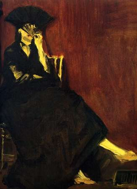 Berthe Morisot with Fan Poster Print by Edouard Manet - Item # VARPDX373482 Berthe Morisot with Fan Poster Print by Edouard Manet - Item # VARPDX373482