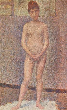 Standing Model Poster Print by Georges Seurat