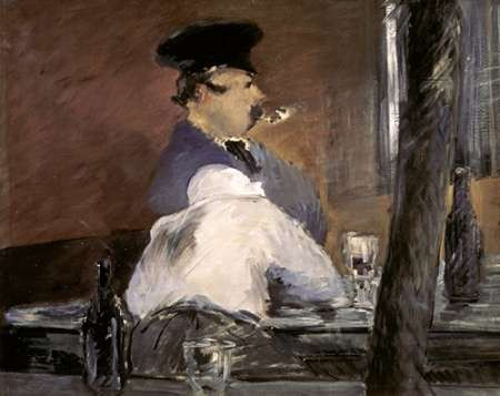 In the Bar Poster Print by Edouard Manet - Item # VARPDX282384