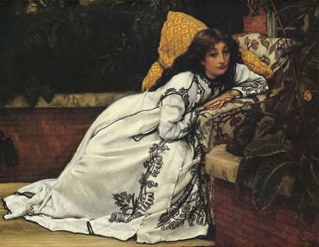 Girl In Armchair The Convalescent Poster Print by James Tissot - Item # VARPDX374460