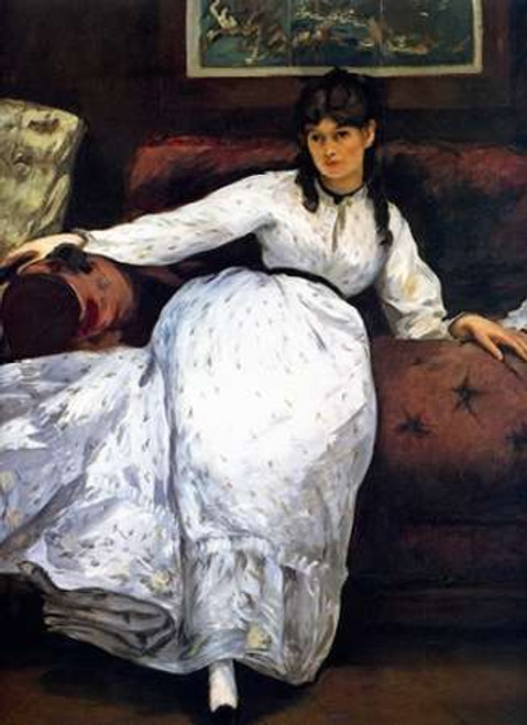 Berthe Morisot; le reVintage Poster Print by Edouard Manet - Item # VARPDX373481