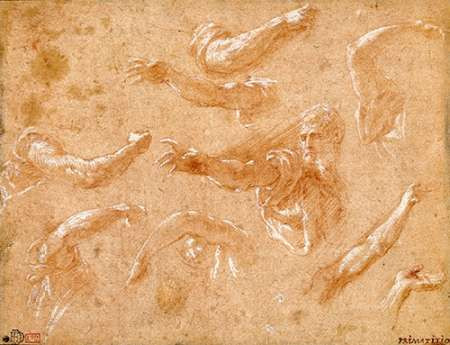 Study of God the Father with Angels Poster Print by Francesco Primaticcio - Item # VARPDX456110