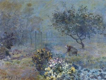 Foggy Morning Voisins Poster Print by Alfred Sisley - Item # VARPDX374428