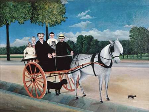 Uncle Juniors Dog Cart Poster Print by Henri Rousseau - Item # VARPDX279900