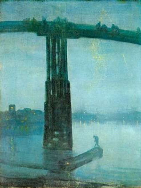 Old Battersea Bridge Poster Print by James McNeill Whistler - Item # VARPDX374782