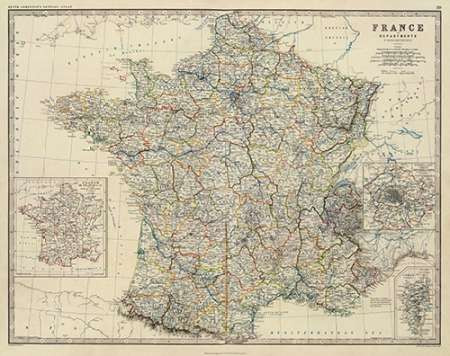 France, 1861 Poster Print by Alexander Keith Johnston - Item # VARPDX295538