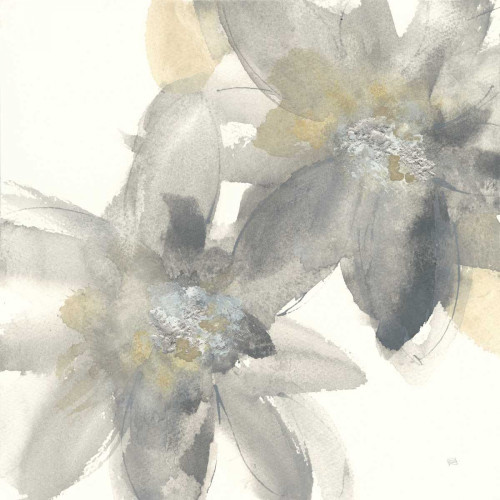 Gray and Silver Flowers II Poster Print by Chris Paschke - Item # VARPDX33987HR