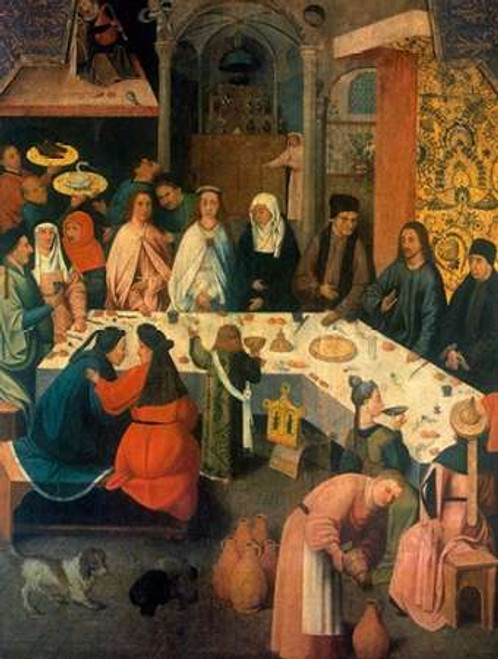 The Wedding At Cana Poster Print by Hieronymus Bosch - Item # VARPDX372619