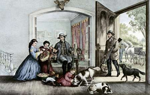 Home From The Woods Poster Print by Currier and Ives - Item # VARPDX277182
