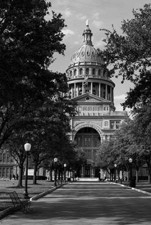 The Texas Capitol, Austin, Texas, 2014 - Black and White Poster Print by Carol Highsmith - Item # VARPDX464678