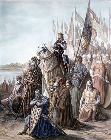 St. Louis Before Damietta, Egypt - 6th Crusade Poster Print by Gustave Dore - Item # VARPDX277427