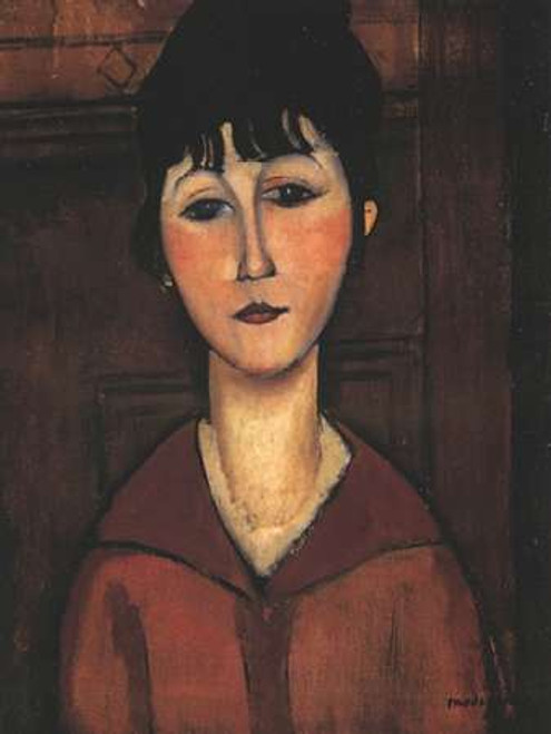 Portrait Of A Young Woman Poster Print by Amedeo Modigliani - Item # VARPDX373711 Portrait Of A Young Woman Poster Print by Amedeo Modigliani - Item # VARPDX373711