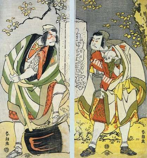 The Actors Ichikawa Ebizo And Sakata Hangoro Poster Print by Hokusai - Item # VARPDX373180 The Actors Ichikawa Ebizo And Sakata Hangoro Poster Print by Hokusai - Item # VARPDX373180