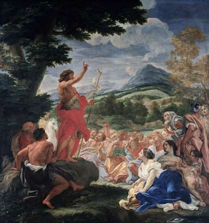 The Sermon of St. John the Baptist Poster Print by Baciccio - Item # VARPDX281681