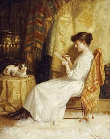 The Artist and Her Model Poster Print by De Scott Evans - Item # VARPDX267967