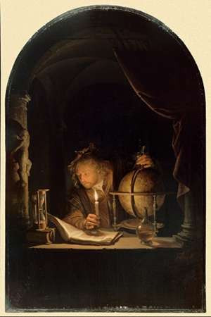 Astronomer by Candlelight, late 1650s Poster Print by Gerrit Dou - Item # VARPDX459881
