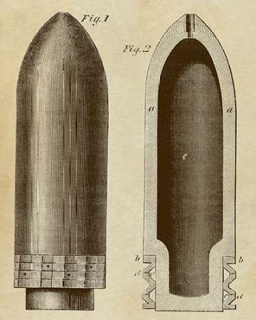 Exploding Artillery Shell for Breech-Loaders Poster Print by Inventions - Item # VARPDX376312