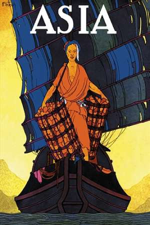 Chin Cargoes - with Title, 1925 Poster Print by Frank McIntosh - Item # VARPDX342027