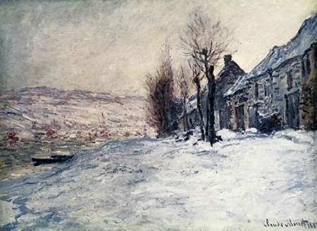 Lavacourt Under Snow Poster Print by Claude Monet - Item # VARPDX278674