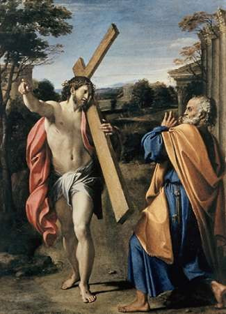 Museumist Appearing to Saint Peter Poster Print by Agostino Carracci - Item # VARPDX281833