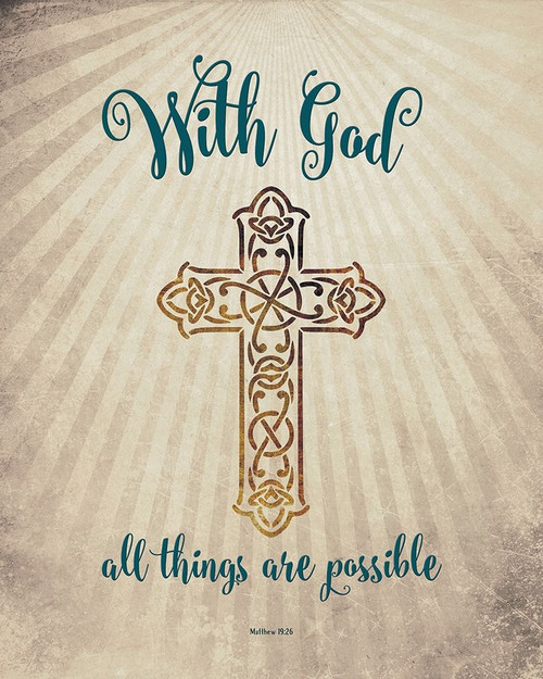 With God Poster Print by Amanda Murray - Item # VARPDX19079