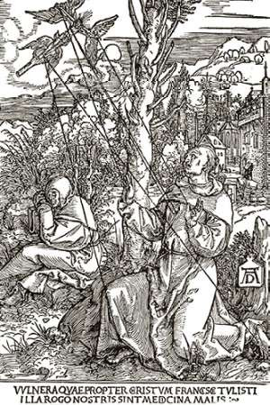 St Francis Poster Print by Albrecht Durer - Item # VARPDX372828