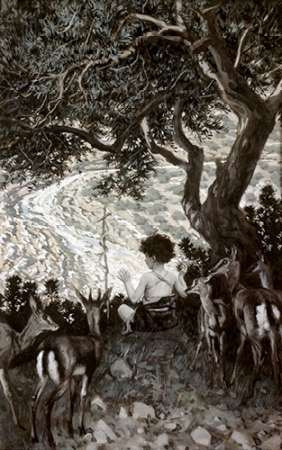 Childhood of John The Baptist Poster Print by James Tissot - Item # VARPDX280248