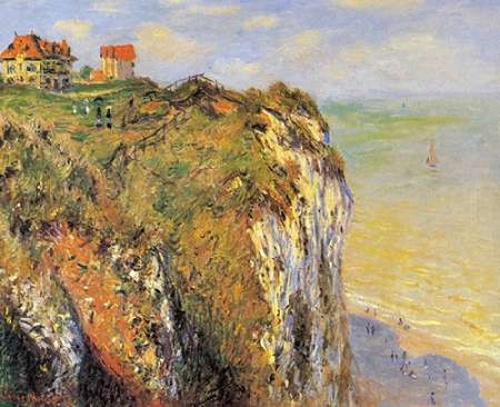 Cilffs At Dieppe 1882 Poster Print by Claude Monet - Item # VARPDX373770