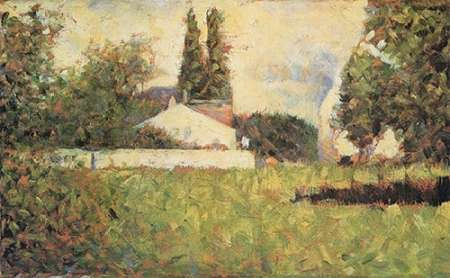 House Among Trees Poster Print by Georges Seurat - Item # VARPDX374400