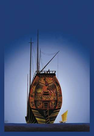 Chinese Junks, 1934 Poster Print by Frank McIntosh - Item # VARPDX342099