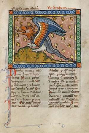 A Dragon Poster Print by Franco-Flemish 13th Century - Item # VARPDX454755