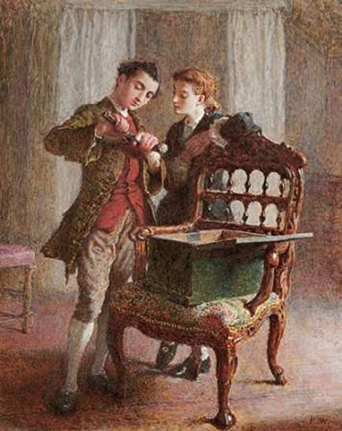 A Drawing Room Scene Poster Print by Frederick Walker - Item # VARPDX267545