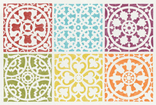 Hacienda Tile VII Poster Print by Moira Hershey - Item # VARPDX34618