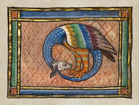 A Dragon-like Snake Poster Print by Franco-Flemish 13th Century - Item # VARPDX454758