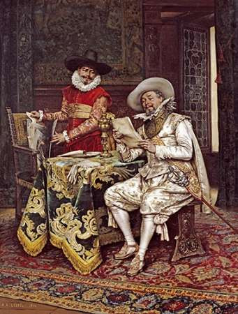 The Connoisseurs Poster Print by Adolphe Alexander Lesrel - Item # VARPDX268242