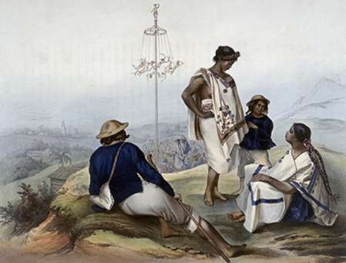 Indians of The Guauchinango Mountains Poster Print by Carlos Nebel - Item # VARPDX278817