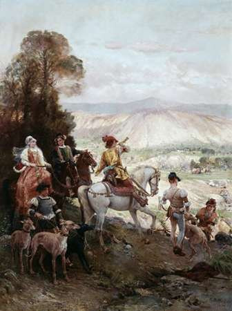 Hunting Party Poster Print by Cesare Agostino Detti - Item # VARPDX277393